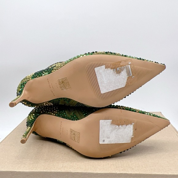 Kurt Geiger London Belgravia Camouflage Crystal Camo Booties EU 36.5 US 6.5 NEW - Picture 9 of 13